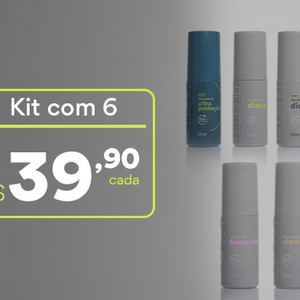 Kit com 6 unidades
