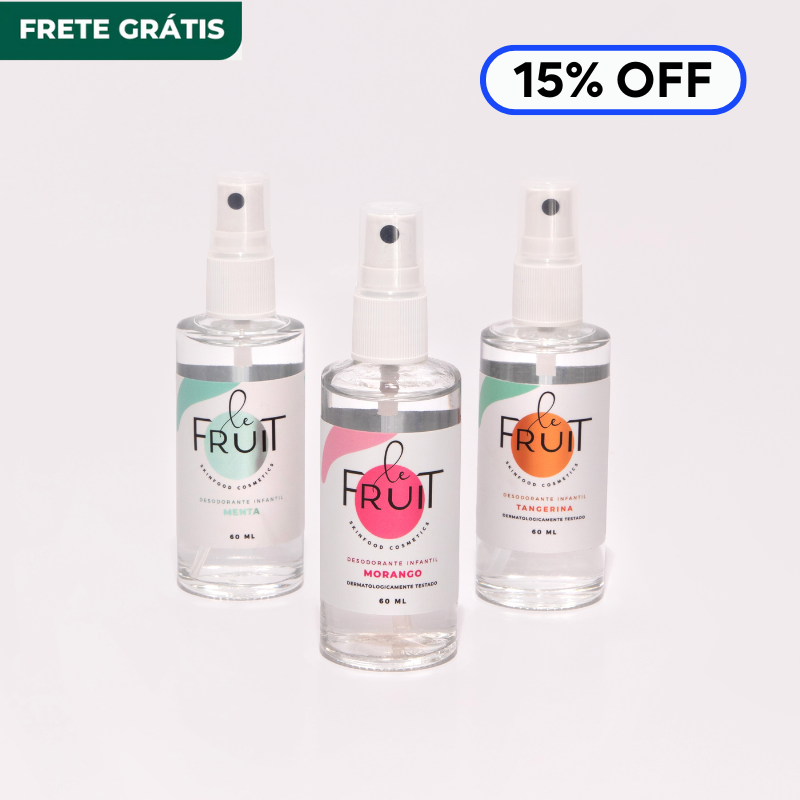 Kit Trio Desodorante Infantil
