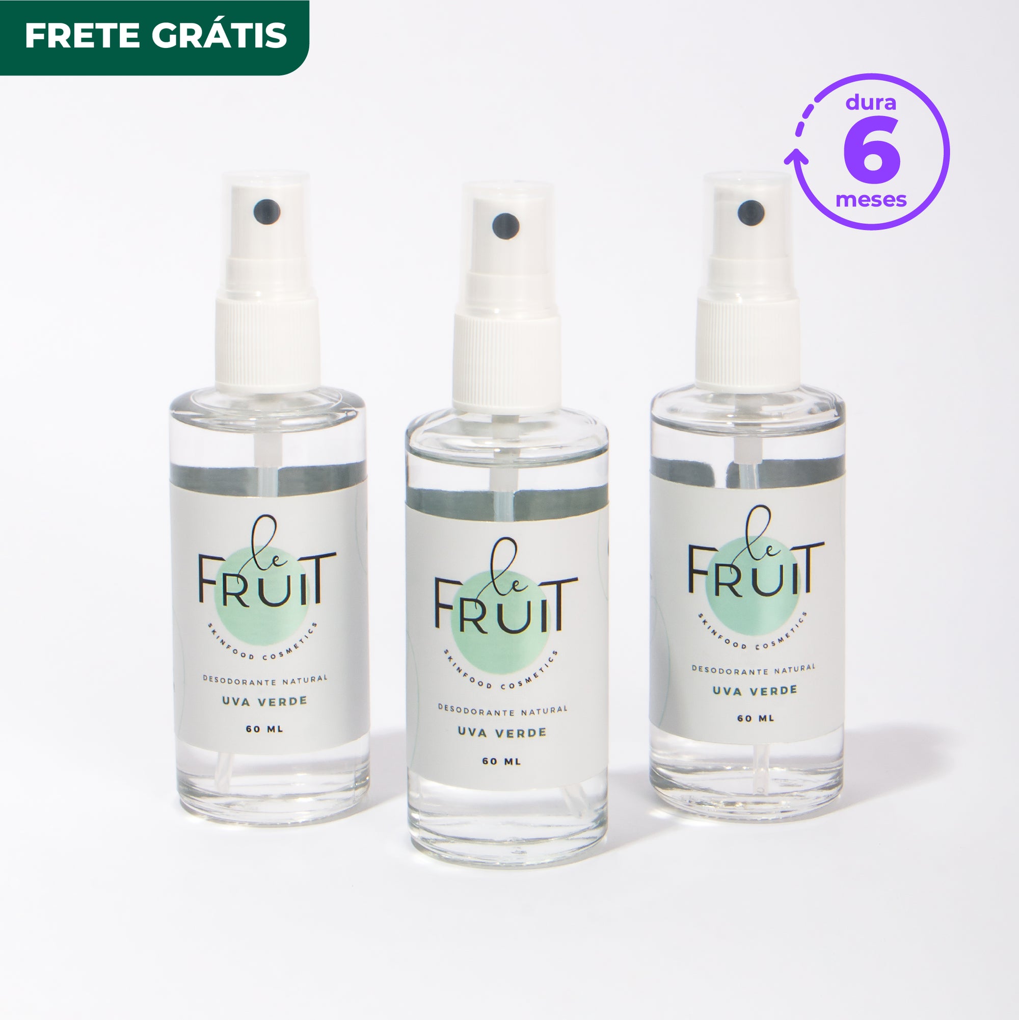 Kit Trio Natural Uva Verde